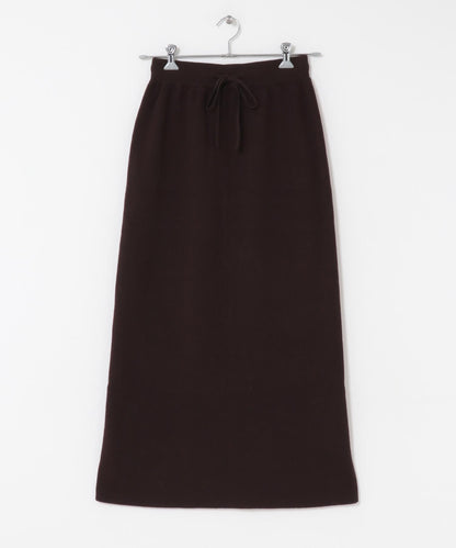 棉羊絨針織半身裙