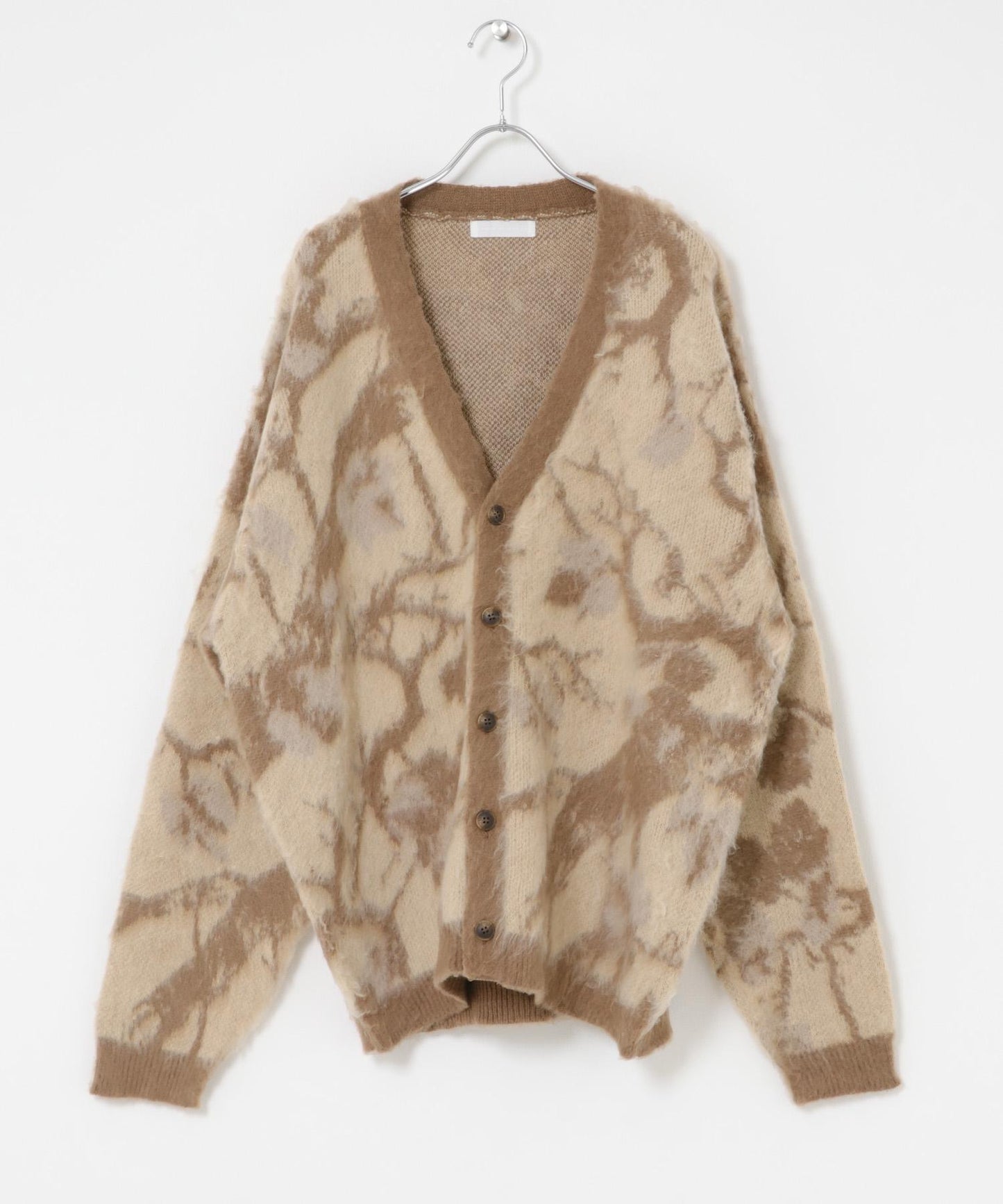 樹形迷彩針織開衫