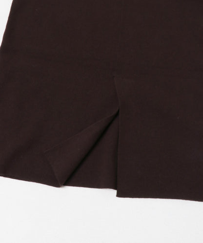 棉羊絨針織半身裙