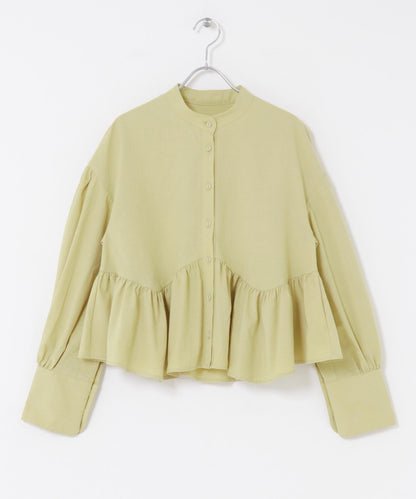 不對稱拼接襯衫