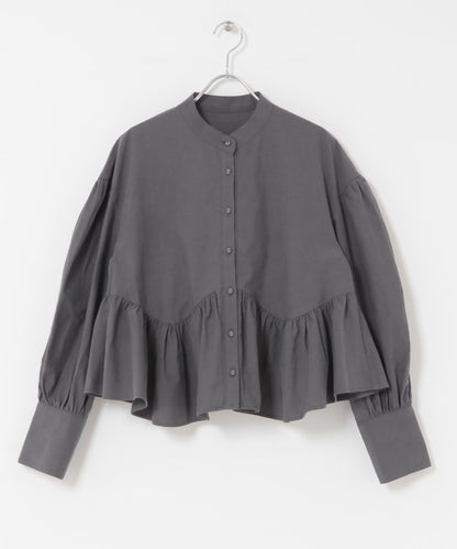 不對稱拼接襯衫