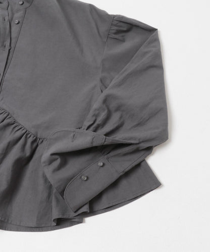 不對稱拼接襯衫