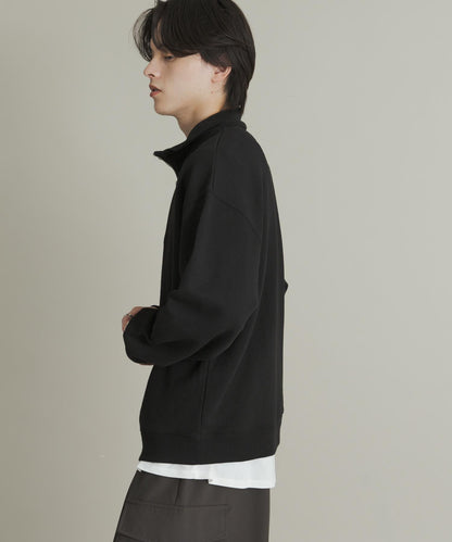 部分網絡限定色半拉鍊長袖衛衣