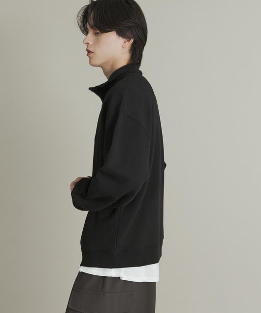 部分網絡限定色半拉鍊長袖衛衣