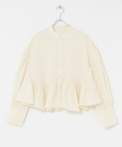 不對稱拼接襯衫