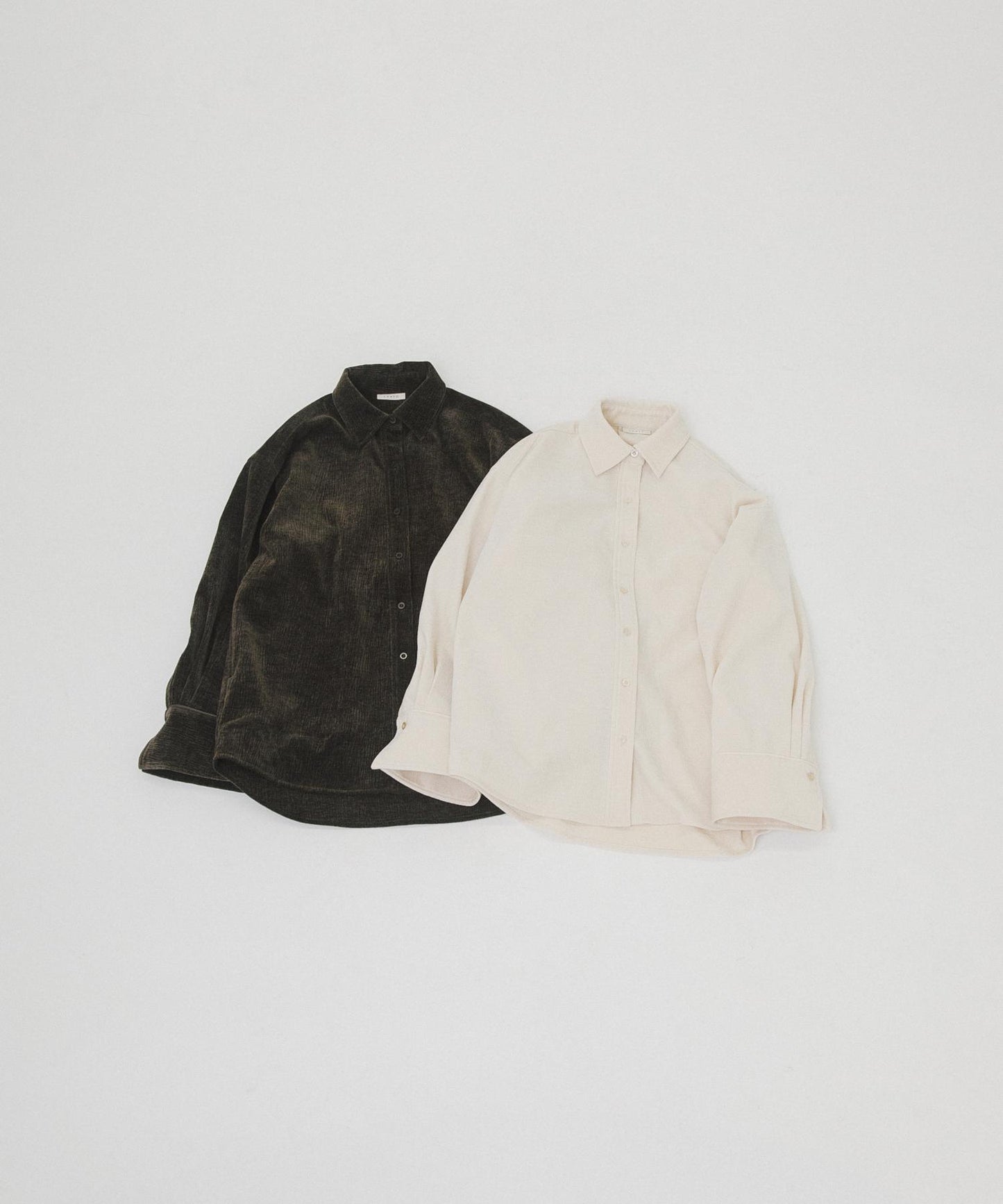 褶皺天鵝絨襯衫