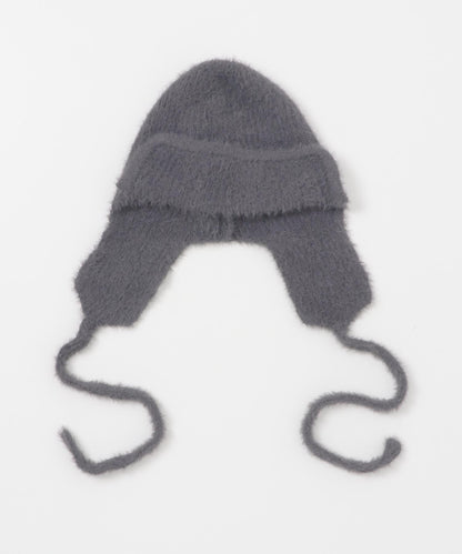 毛邊飛行員針織帽