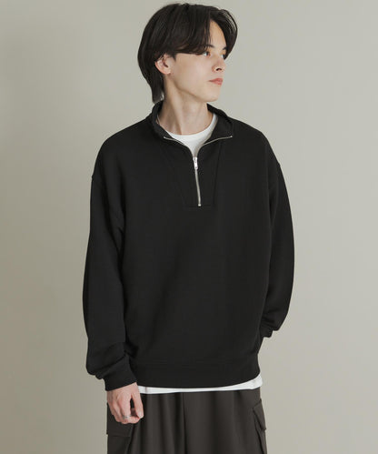 部分網絡限定色半拉鍊長袖衛衣