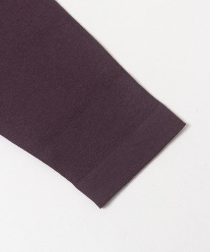 條紋拉鍊針織襯衫