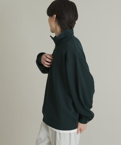 部分網絡限定色半拉鍊長袖衛衣