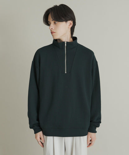 部分網絡限定色半拉鍊長袖衛衣