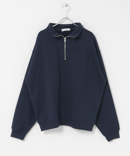 部分網絡限定色半拉鍊長袖衛衣