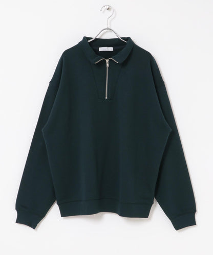 部分網絡限定色半拉鍊長袖衛衣