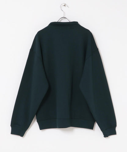 部分網絡限定色半拉鍊長袖衛衣