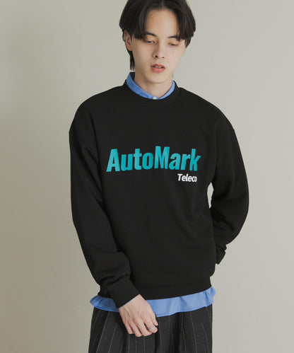 拼接圖案標誌衛衣