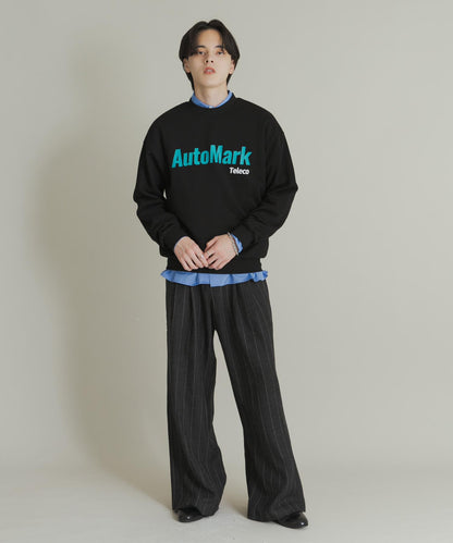 拼接圖案標誌衛衣