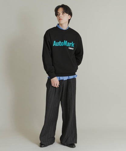 拼接圖案標誌衛衣