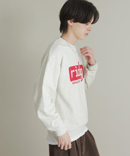 拼接圖案標誌衛衣