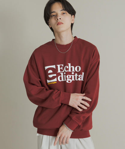 拼接圖案標誌衛衣