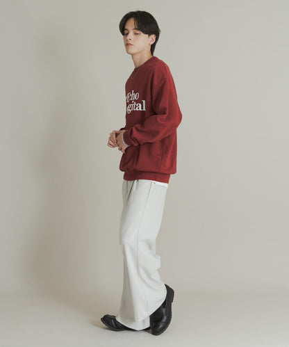 拼接圖案標誌衛衣