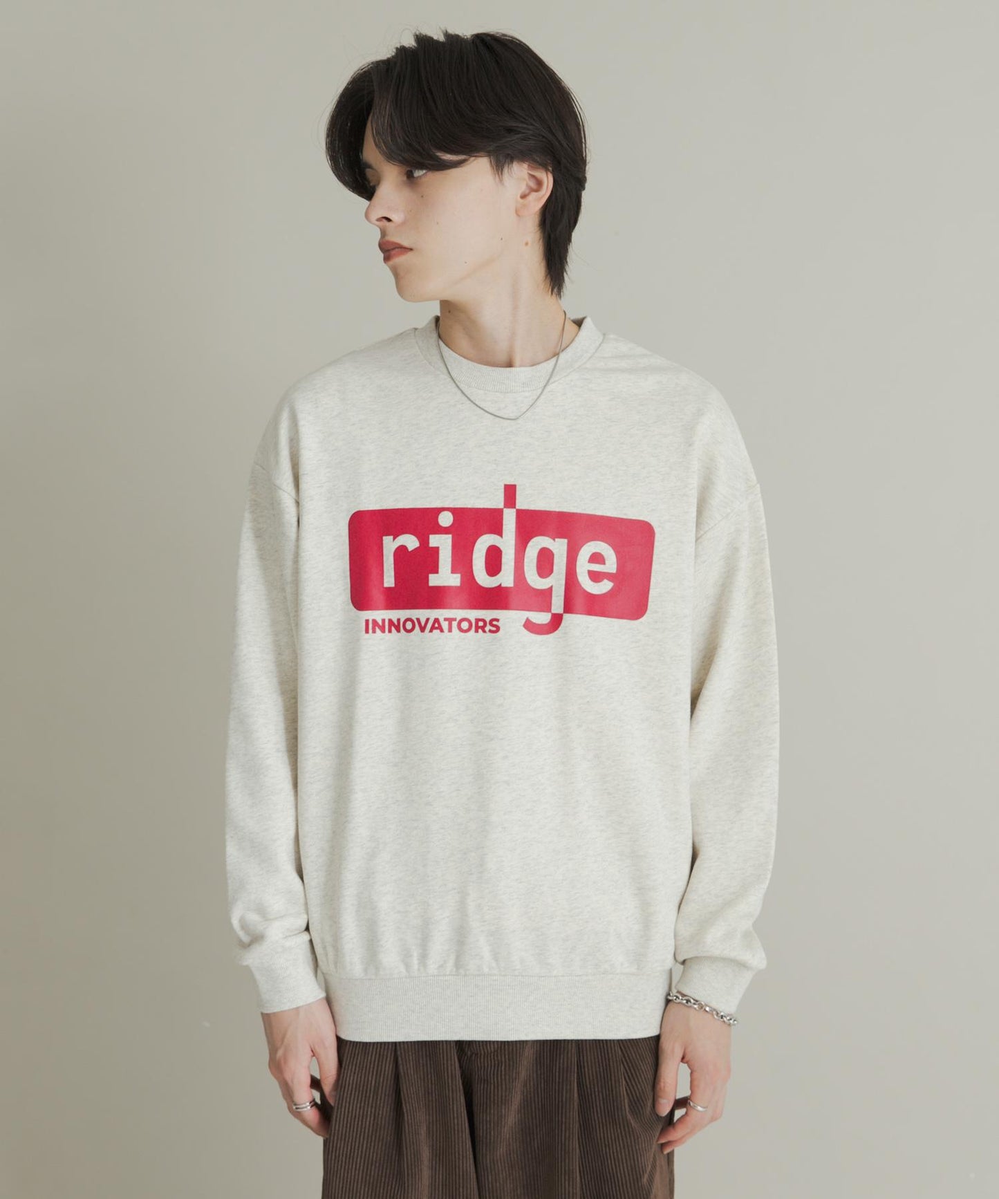 拼接圖案標誌衛衣