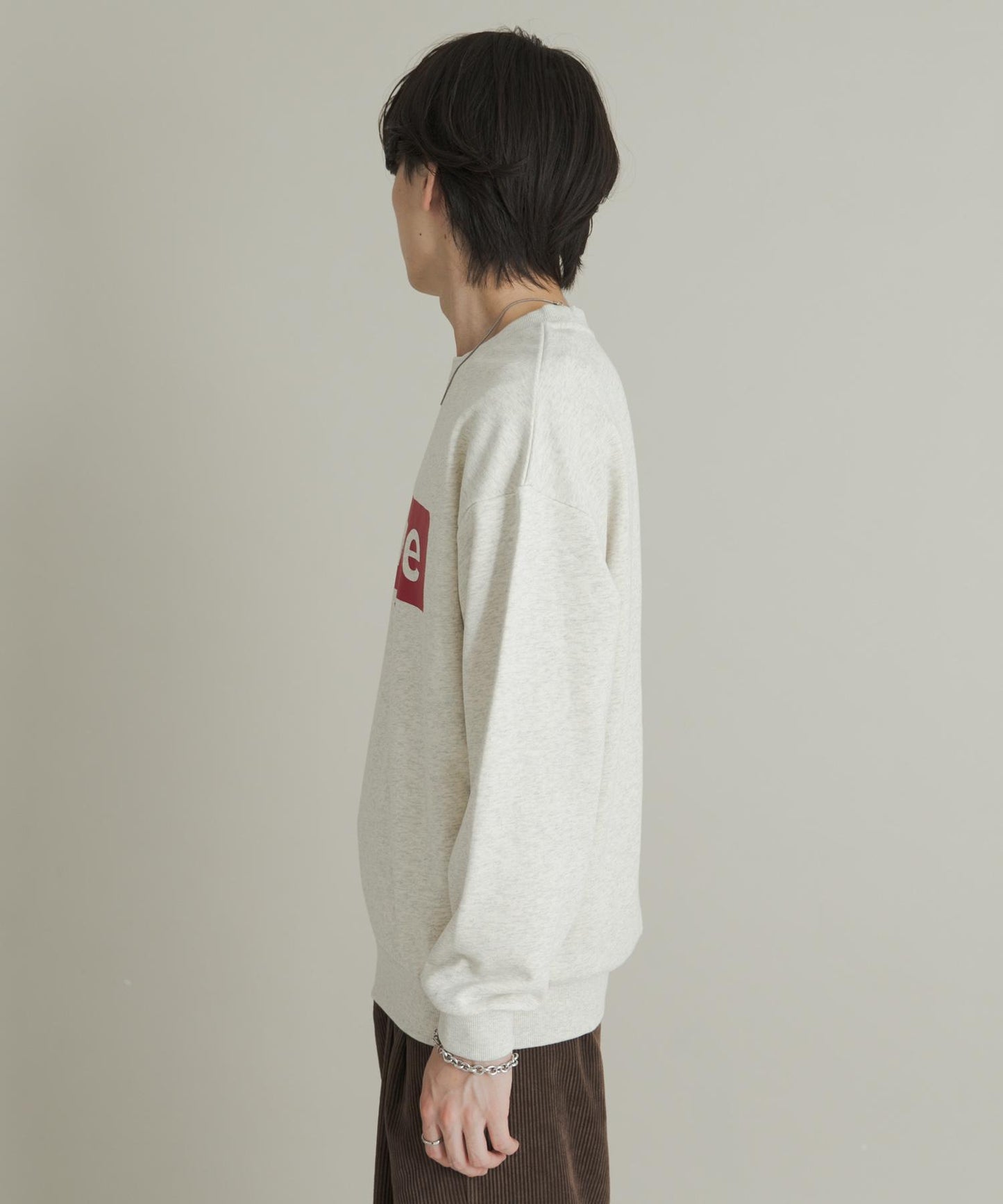 拼接圖案標誌衛衣