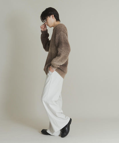 漸變色圈圈紗針織衫