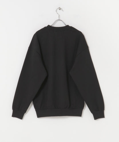 拼接圖案標誌衛衣