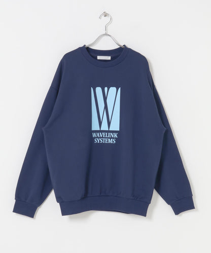 拼接圖案標誌衛衣