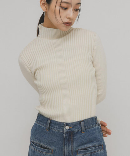 illi 隨機羅紋高領針織衫