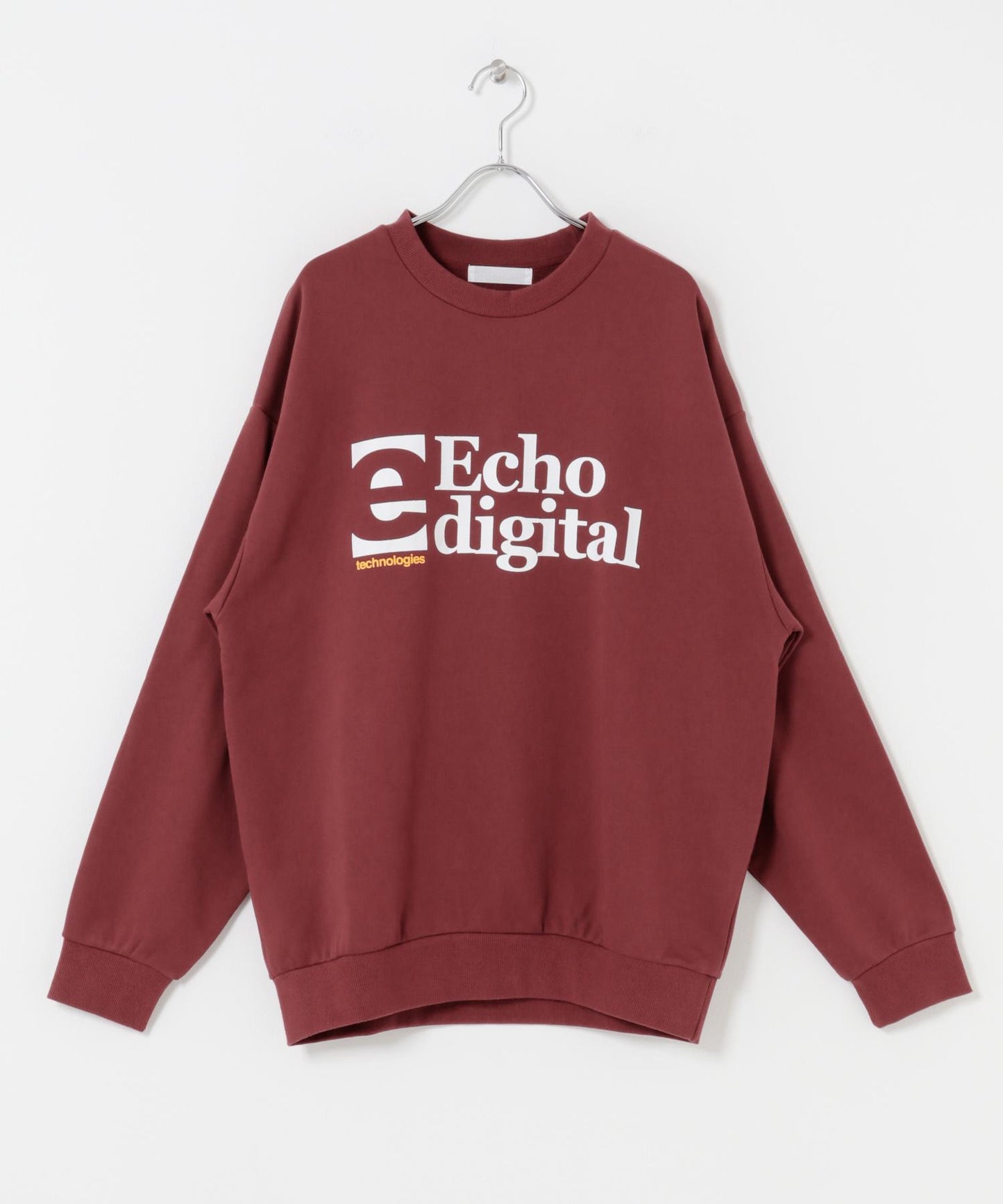 拼接圖案標誌衛衣