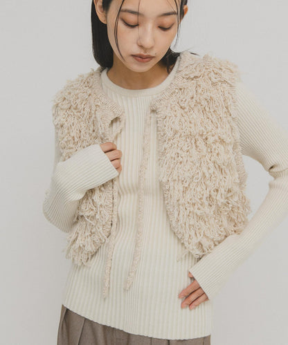 illi 隨機羅紋圓領針織衫