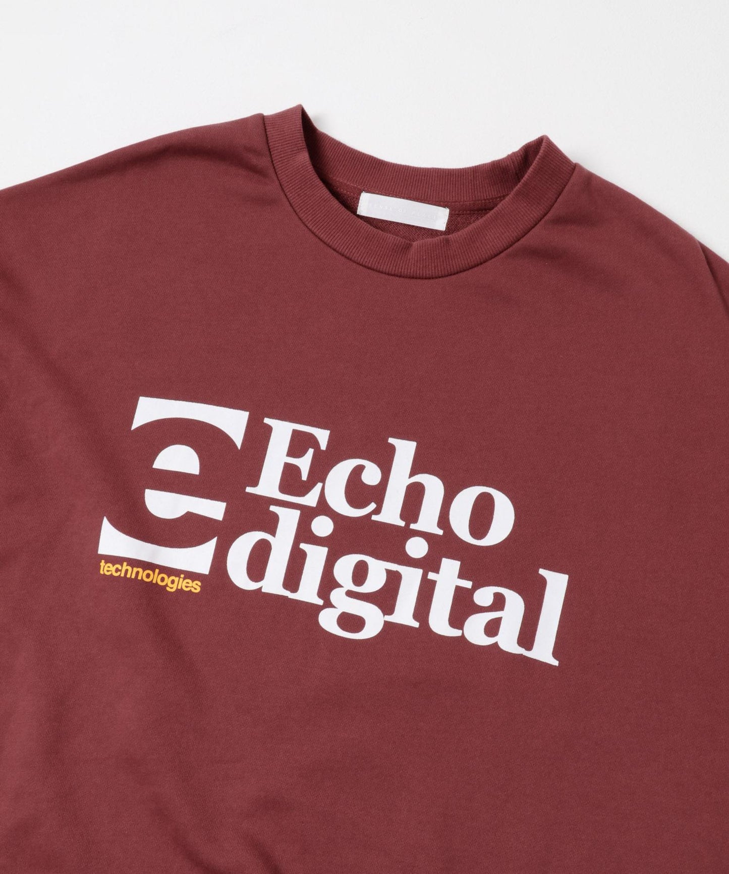 拼接圖案標誌衛衣