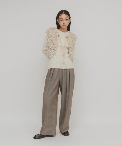 illi 隨機羅紋圓領針織衫