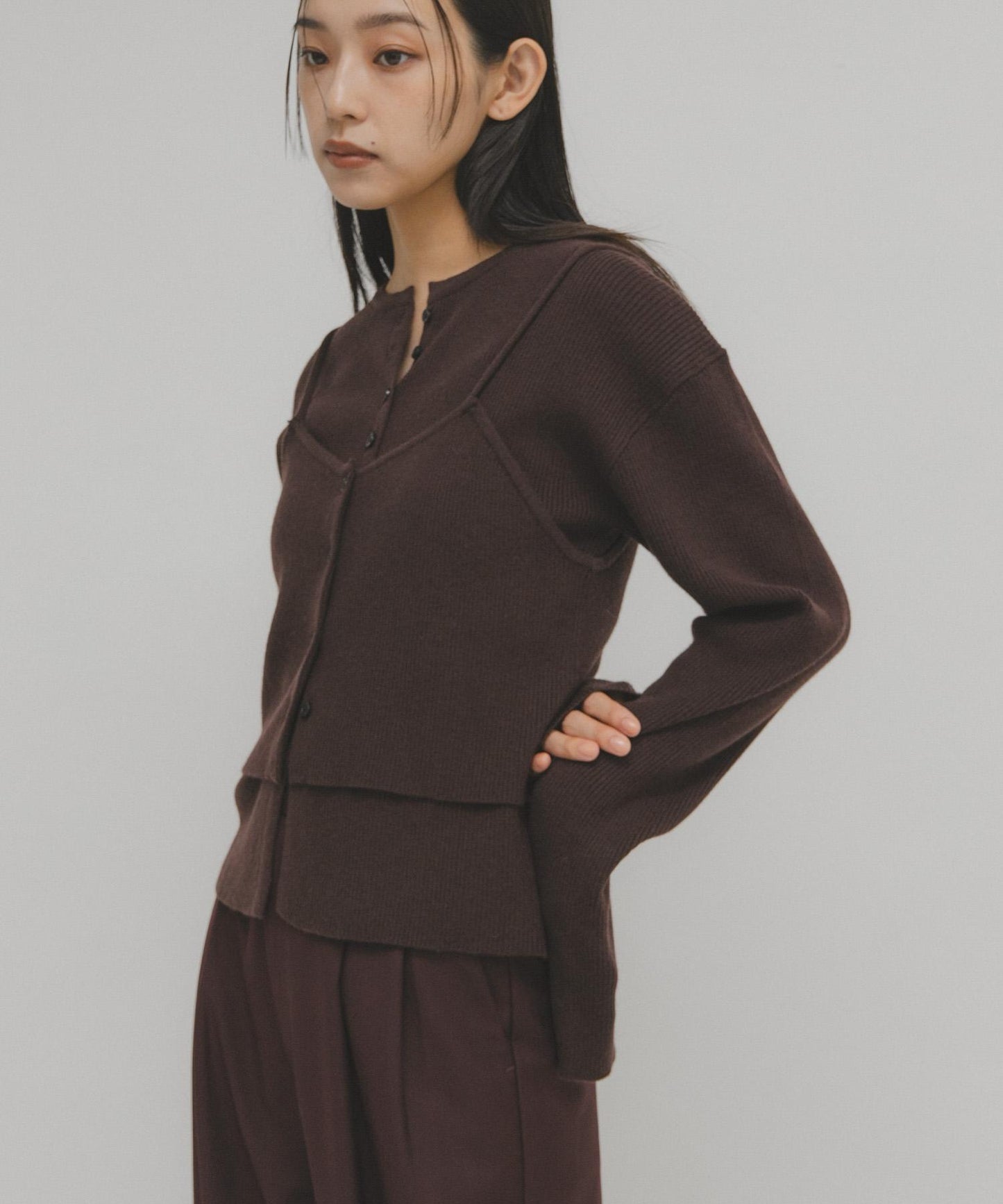 吊帶背心套裝針織衫