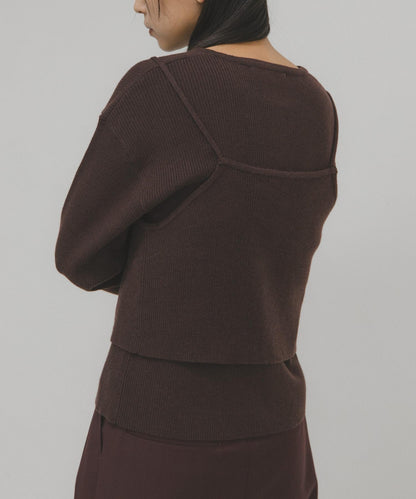 吊帶背心套裝針織衫