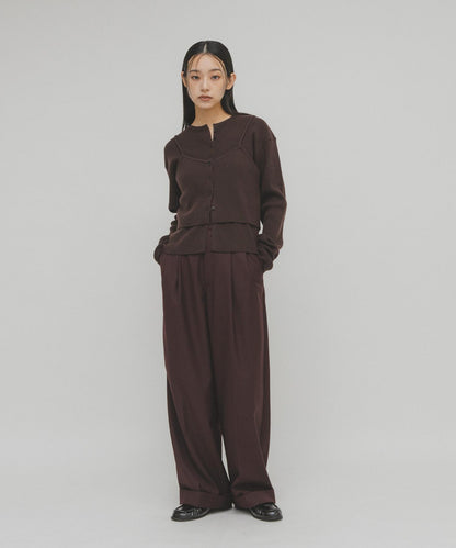 吊帶背心套裝針織衫