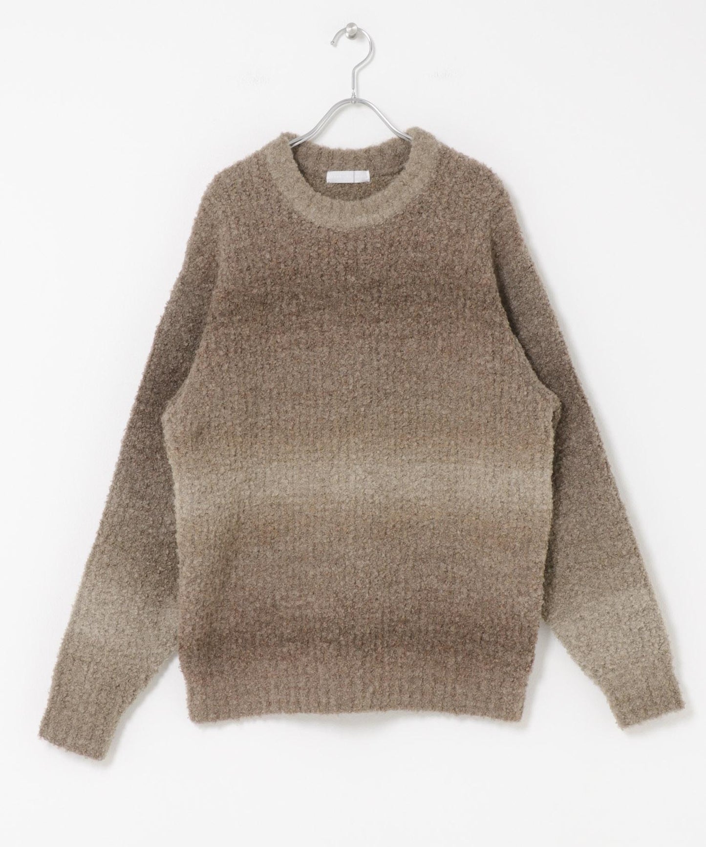 漸變色圈圈紗針織衫