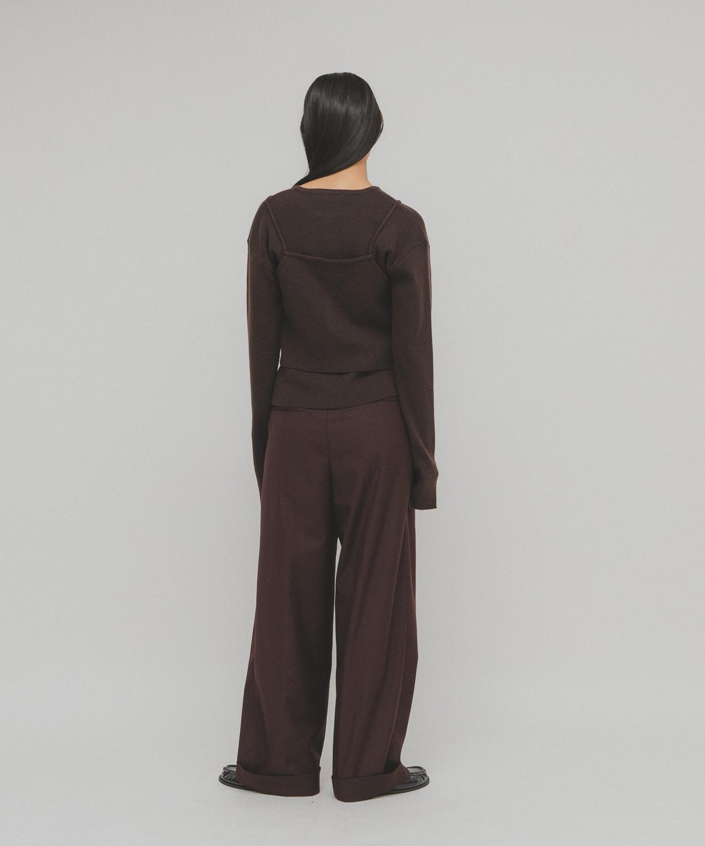 吊帶背心套裝針織衫