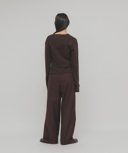 吊帶背心套裝針織衫