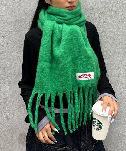 SLOPPY拼色圍巾