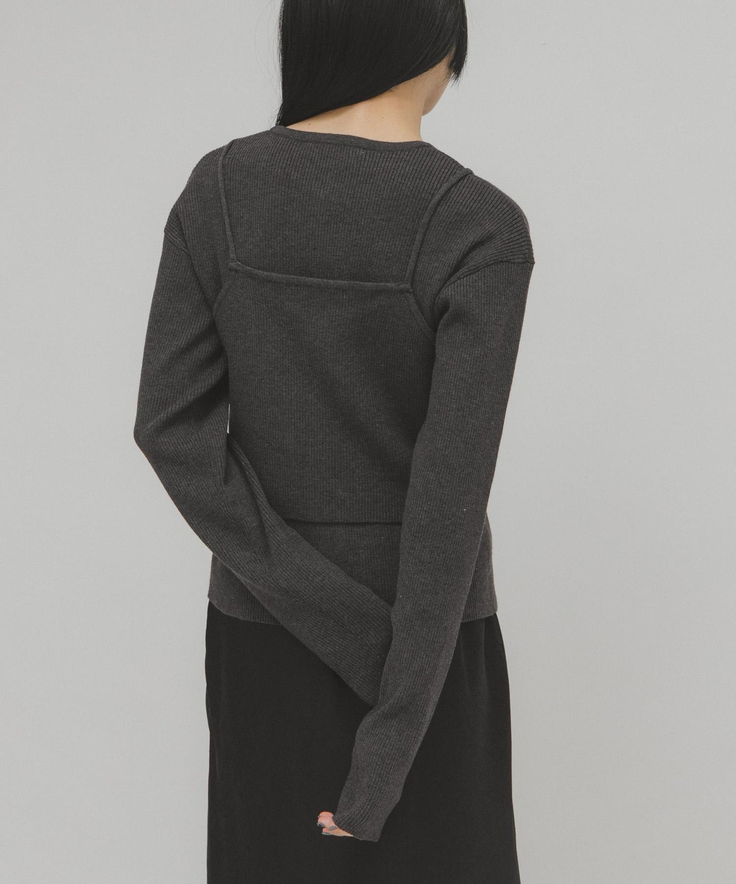 吊帶背心套裝針織衫