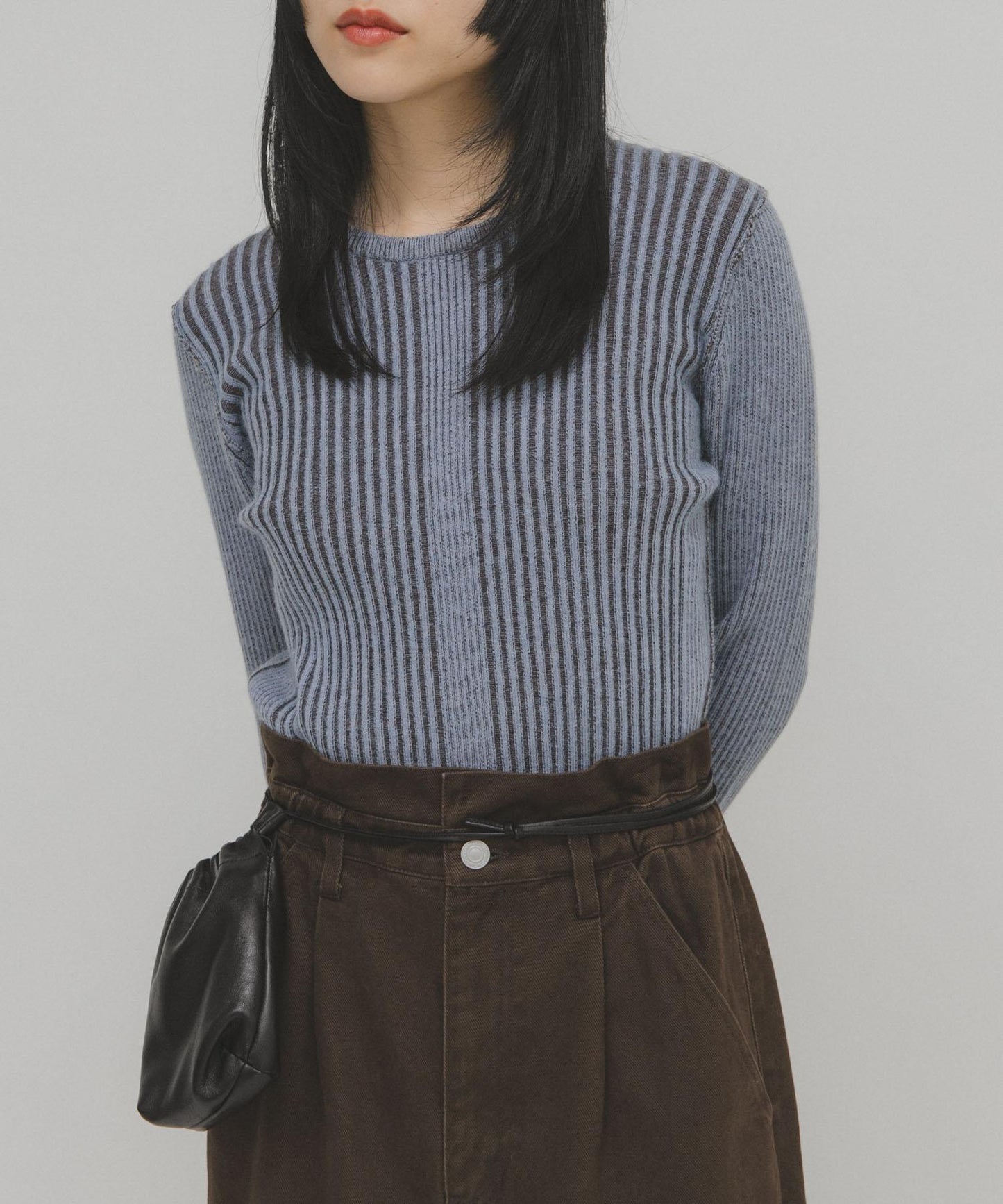 illi 隨機羅紋圓領針織衫