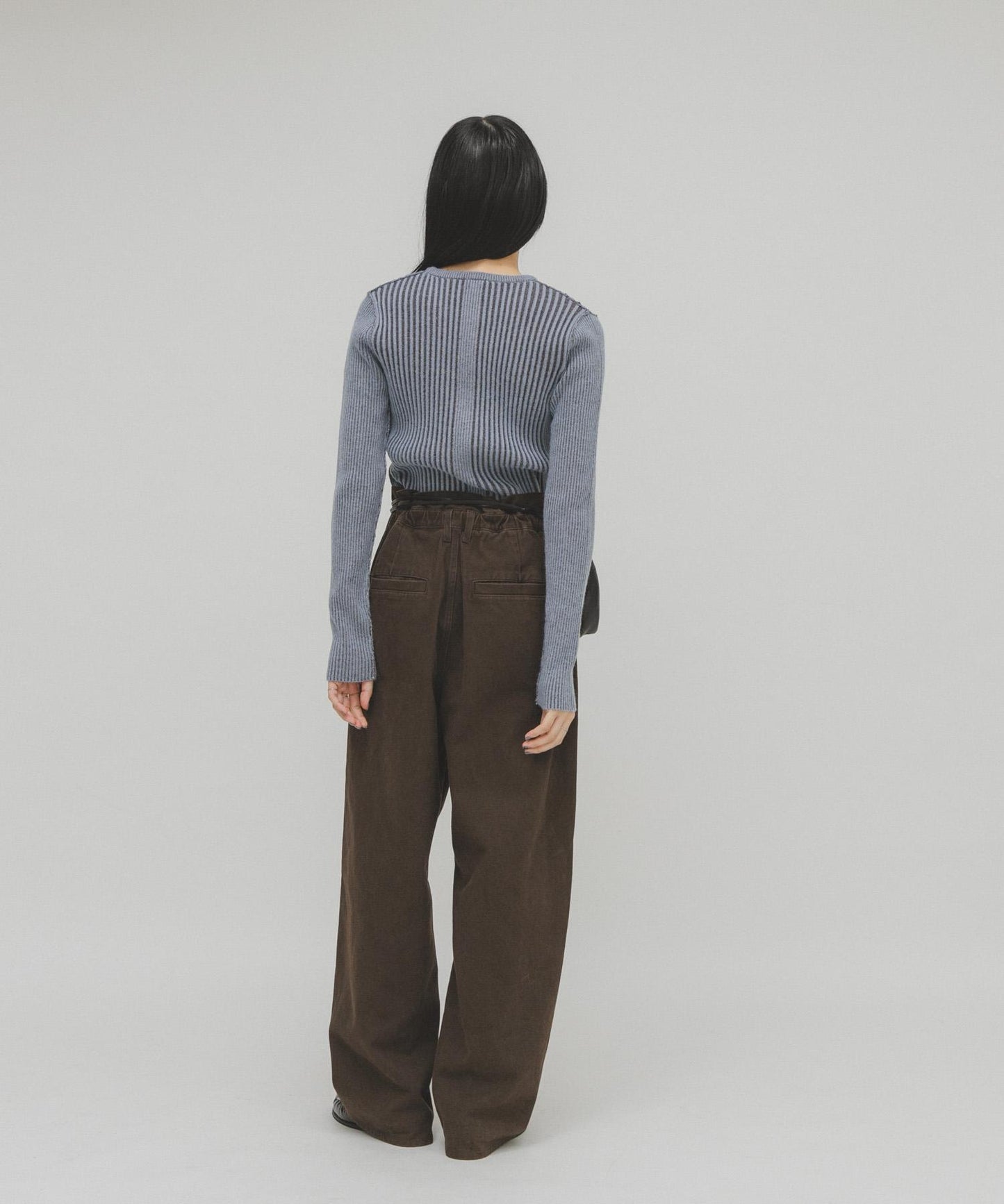 illi 隨機羅紋圓領針織衫