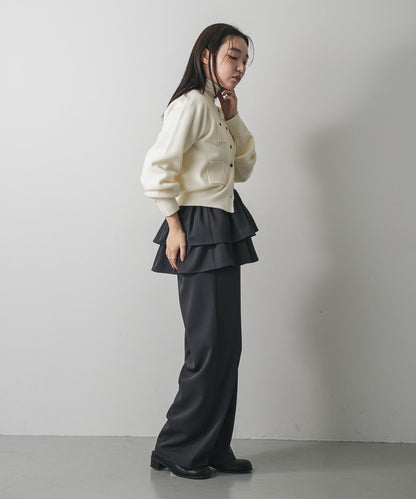 多穿法荷葉邊層疊褲