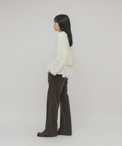 格紋圖案針織衫