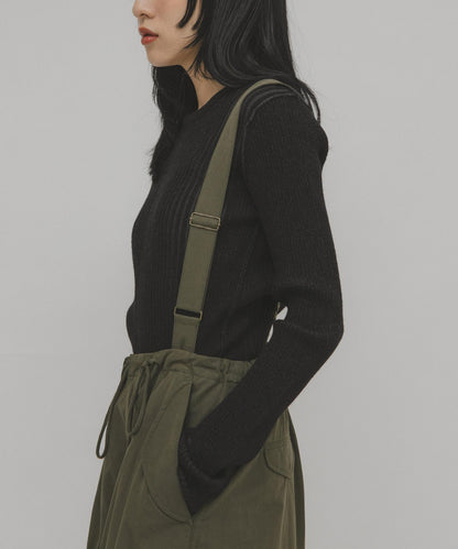 illi 隨機羅紋圓領針織衫