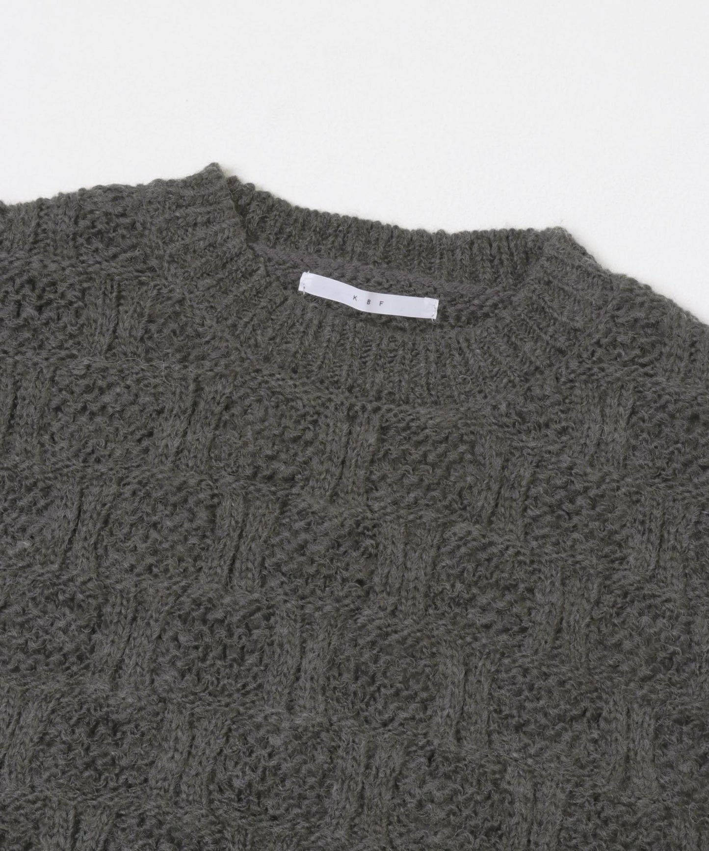 格紋圖案針織衫