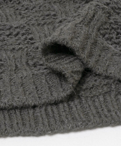 格紋圖案針織衫