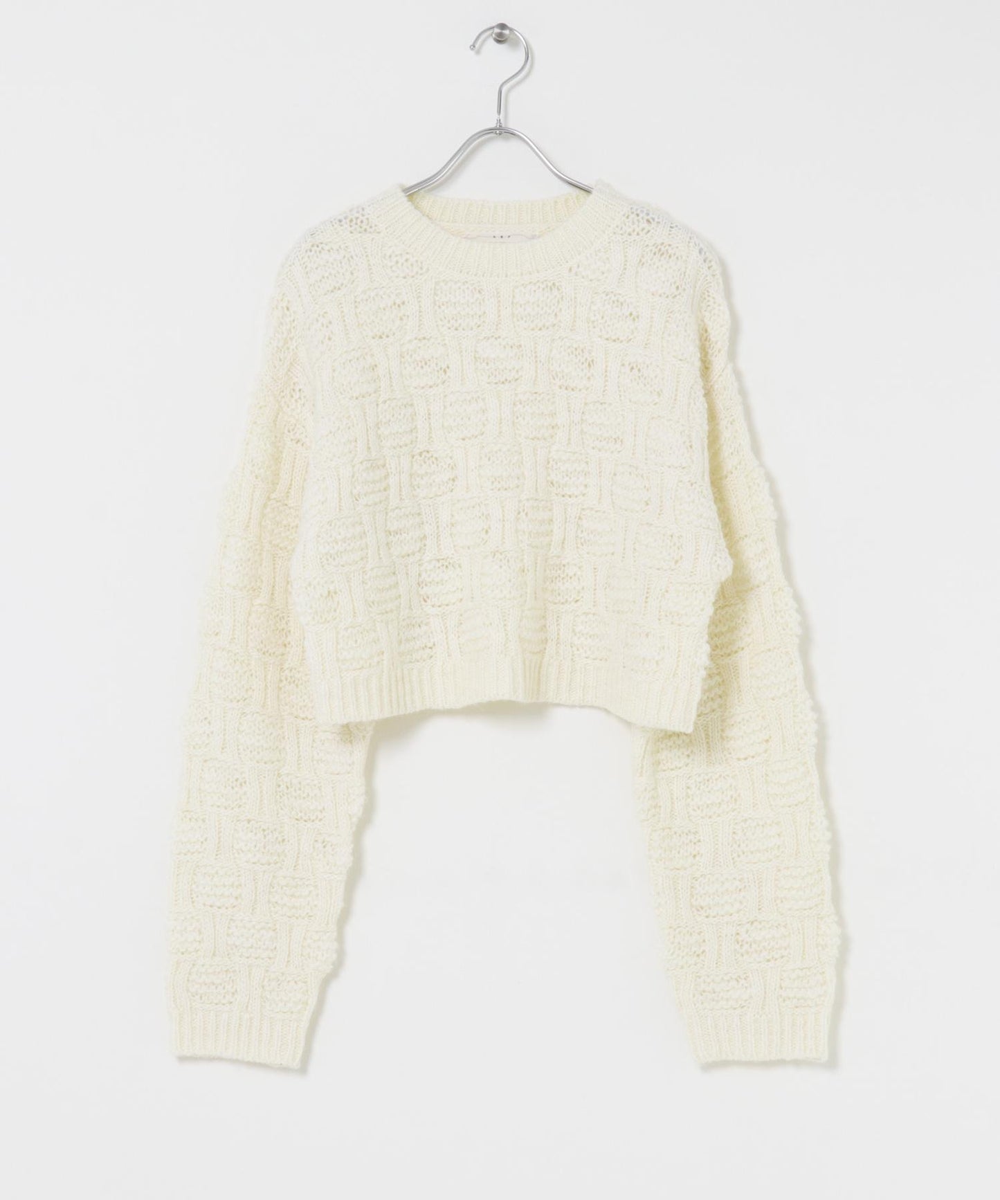 格紋圖案針織衫